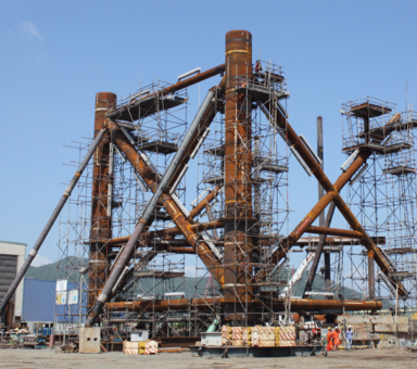 Fabrication of Topside and jacket